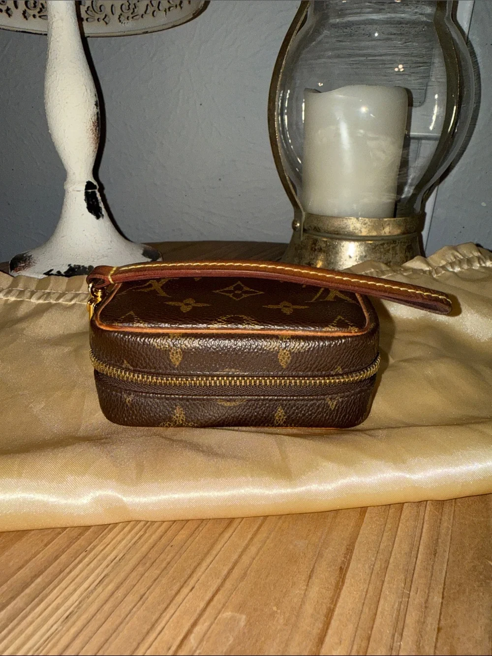 Louis Vuitton Brown Wapity wristlet